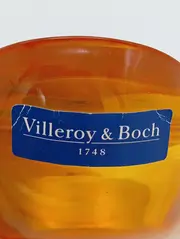 Vorschaubild 2 von Teelichthalter Orange Modern Glas 12cm