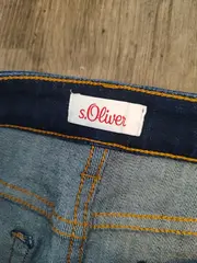 Vorschaubild 7 von Jeansrock Damen Gr. 38 Blau Casual Midirock Baumwolle