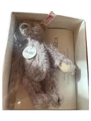 Vorschaubild 1 von Alpaca Teddybär Kuscheltier Club 2010 Sammler Grau 10cm