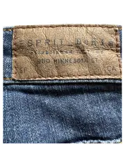 Vorschaubild 4 von Jeans Damen Regular Fit Blau W31 L31 Baumwolle Lederdetails