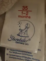 Vorschaubild 4 von Baby Mütze Gr. 35 (1-2 Monate) Gestreift Mehrfarbig Bindemütze Kinder