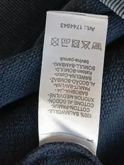 Vorschaubild 3 von Kinder Sweatshirt Blau Gr. 152 Casual Schriftzug Baumwolle