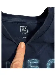 Vorschaubild 2 von Kids T-Shirt Fußball Motiv Game On Gr. 140/146 Blau Baumwolle