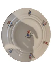 Vorschaubild 1 von Tasse und Unterteller Klassisch Mehrfarbig Blumenmuster Porzellan