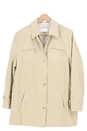 Vorschaubild 1 von Leichte Jacke Damen Gr. 42/XL Beige Casual Baumwolle