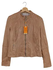 Vorschaubild 1 von Lederjacke Damen Braun Gr. 42 Modern Freizeit Leder