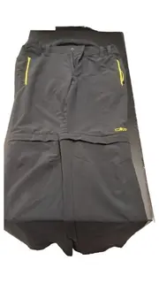 Vorschaubild 1 von Kinder Outdoorhose Zip-Off Wanderhose Grau Gr. 164