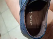 Vorschaubild 4 von Kinder Leder Schnürschuhe Brogue Blau Gr. 35.5 Klassisch