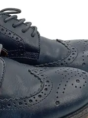 Vorschaubild 2 von Kinder Leder Schnürschuhe Brogue Blau Gr. 35.5 Klassisch