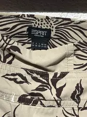 Vorschaubild 2 von Collection Faltenrock Damen Gr. 34 Beige Floral Baumwolle