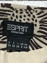 Vorschaubild 3 von Collection Faltenrock Damen Gr. 34 Beige Floral Baumwolle