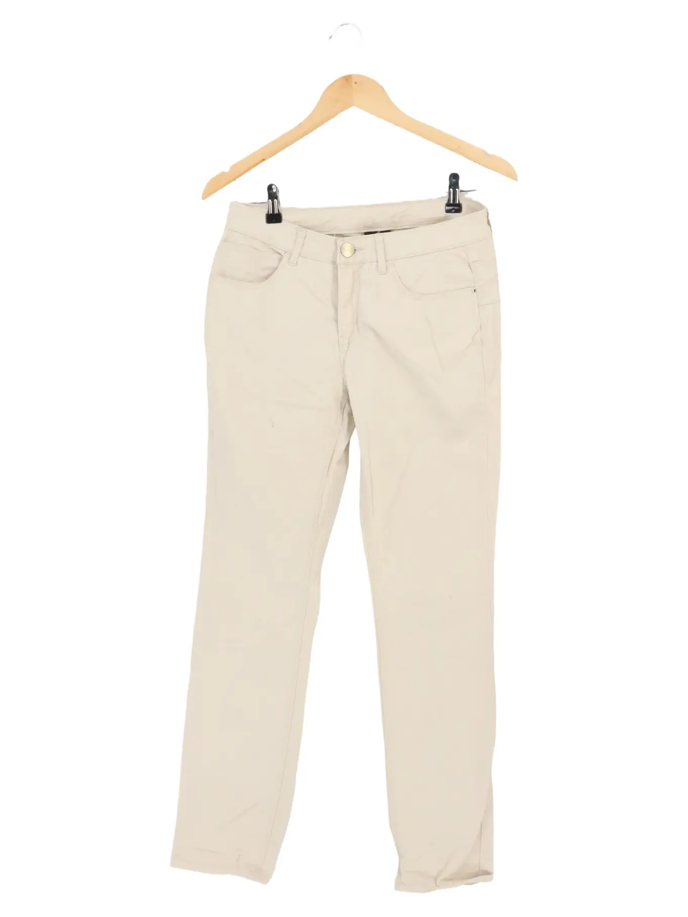 BEST CONNECTIONS BY HEINE BEST CONNECTIONS Damen Jeans Slim Fit Gr. 38 W30 Beige Basic Hose