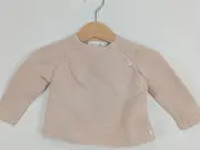 Vorschaubild 2 von Baby Mädchen Strickjacke Gr. 74 Rosa Baumwolle