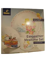 Vorschaubild 2 von Looney Tunes Tweety Kindergeschirr Set 3-teilig Teller Schale Tasse