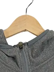 Vorschaubild 2 von Damen Fleecejacke mit Kapuze Gr. 36/S Grau Sportlich Outdoor
