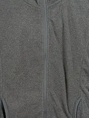 Vorschaubild 3 von Damen Fleecejacke mit Kapuze Gr. 36/S Grau Sportlich Outdoor