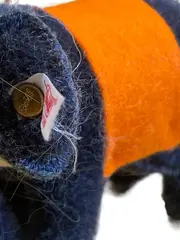 Vorschaubild 3 von Elefant Kuscheltier Baby Plüschtier mit Glocke orange Decke