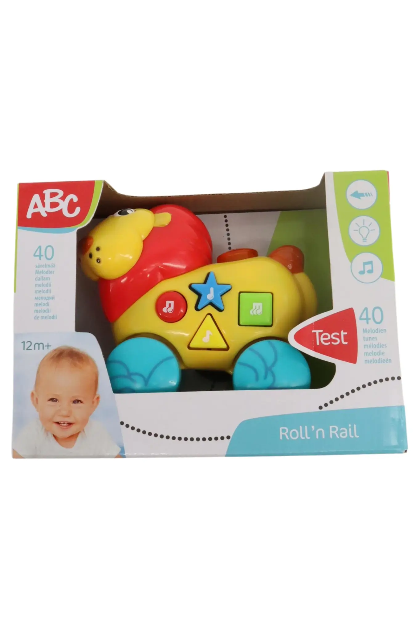 SIMBA TOYS ABC Nilpferd Nachziehspielzeug Mehrfarbig Kunststoff ab 12 Monate