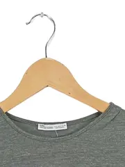 Vorschaubild 4 von Damen T-Shirt Grün Gr. 40/L Modern Cut-Outs Schleifen
