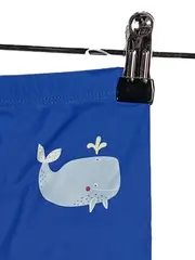 Vorschaubild 2 von Kinder Badehose Gr. 86 Blau mit Walmotiv Maritim