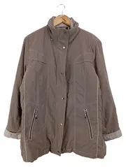 Vorschaubild 1 von BY DANWEAR Leichte Jacke Herren Grau Klassisch Elegant Gr. 46/M