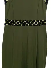 Vorschaubild 3 von Damen Festliches Kleid Grün Ärmellos Gr. 34/XS Elegant