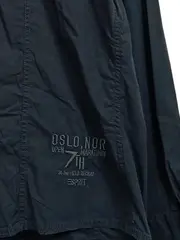 Vorschaubild 2 von Herren Freizeithemd Urban Langarm Uni Grau Gr. XL Baumwolle