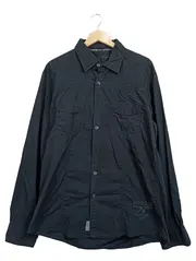 Vorschaubild 1 von Herren Freizeithemd Urban Langarm Uni Grau Gr. XL Baumwolle