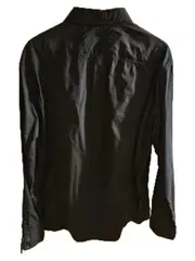Vorschaubild 4 von Herren Freizeithemd Urban Langarm Uni Grau Gr. XL Baumwolle