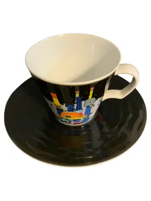 ARS MUNDI Tasse und Unterteller