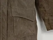 Vorschaubild 7 von TCM Lederjacke Damen Braun Gr. 38/M Casual Fellbesatz Reißverschluss Knopf