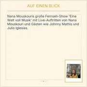 Vorschaubild 3 von Nana Mouskouri Eine Welt voll Musik Vinyl LP Live Johnny Mathis Julio Iglesias