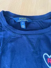 Vorschaubild 5 von Kinder Freizeitkleid Langarm Gr. 122 Blau Herz Logo