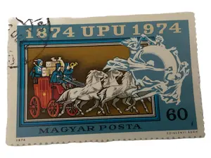 MAGYAR POSTA Briefmarke