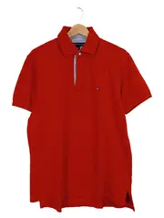 Vorschaubild 1 von Poloshirt Herren Gr. M Rot Baumwolle Klassisch