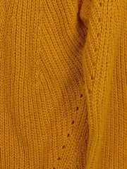 Vorschaubild 4 von Damen Strickjacke Gr. 36 S Gelb Casual Langarm