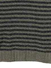 Vorschaubild 3 von Damen Pullover gestreift Rollkragen Grau Gr. 36/S