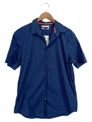 Vorschaubild 1 von Herren Freizeithemd Kurzarm Blau XL Slim Fit
