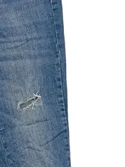 Vorschaubild 3 von Skinny Fit Jeans Damen Blau Destroyed Perlen Risse W29 M