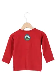 Vorschaubild 2 von Kinder Langarmshirt Gr. 80 Rot mit Baufahrzeuge Motiv Jungen