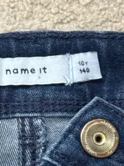 Vorschaubild 4 von Jeans Shorts Mädchen Blau Gr. 140 Kinder Freizeit Uni Baumwolle