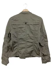 Vorschaubild 2 von Damen Cordjacke Gr. 36/S Oliv Casual Jacke Baumwolle Elasthan