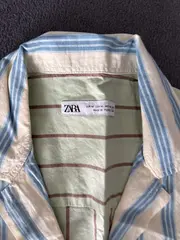 Vorschaubild 3 von Herren Freizeithemd Kurzarm Gestreift M Mehrfarbig Casual