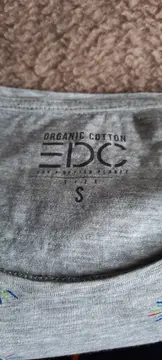 Vorschaubild 2 von EDC Damen T-Shirt Grau S Casual Grafisches Muster