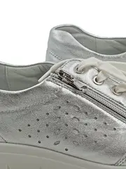 Vorschaubild 2 von Damen Sneaker low Silber Gr. 40 Casual Modern Komfortabel