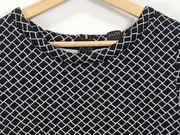 Vorschaubild 4 von Damen Freizeitkleid Gr. 40 L Schwarz Grafisch Casual
