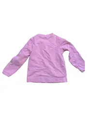 Vorschaubild 3 von Mädchen Langarmshirt Pink Herz Sterne Gr. 104/110 Casual