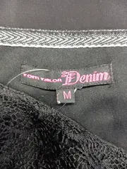 Vorschaubild 3 von Damen Freizeitkleid Schwarz Gr. 38/M Elegant Vintage Lochmuster