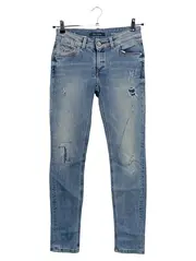 Vorschaubild 1 von Destroyed Jeans Damen W28 Blau Casual Destroyed Look
