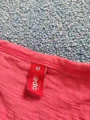 Vorschaubild 3 von EDC Damen Top Shirt Rosa Gr. 38/M Casual Racerback Baumwolle